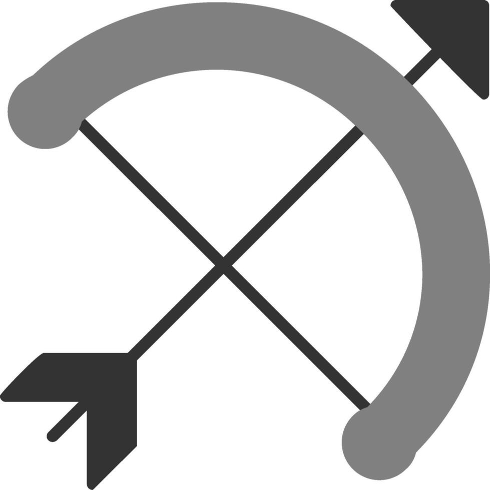 Bow And Arrow Vector Icon