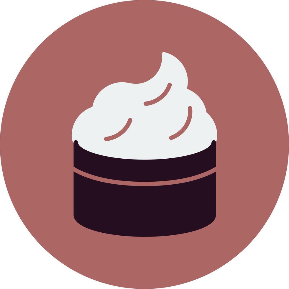 Cream Vector Icon