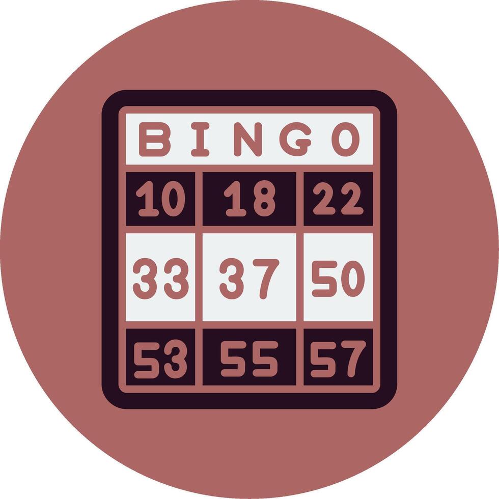 Bingo Vector Icon