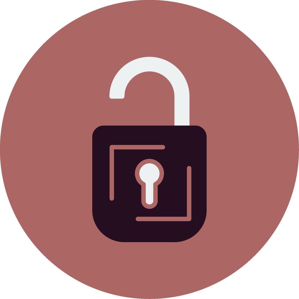 Open Padlock Vector Icon