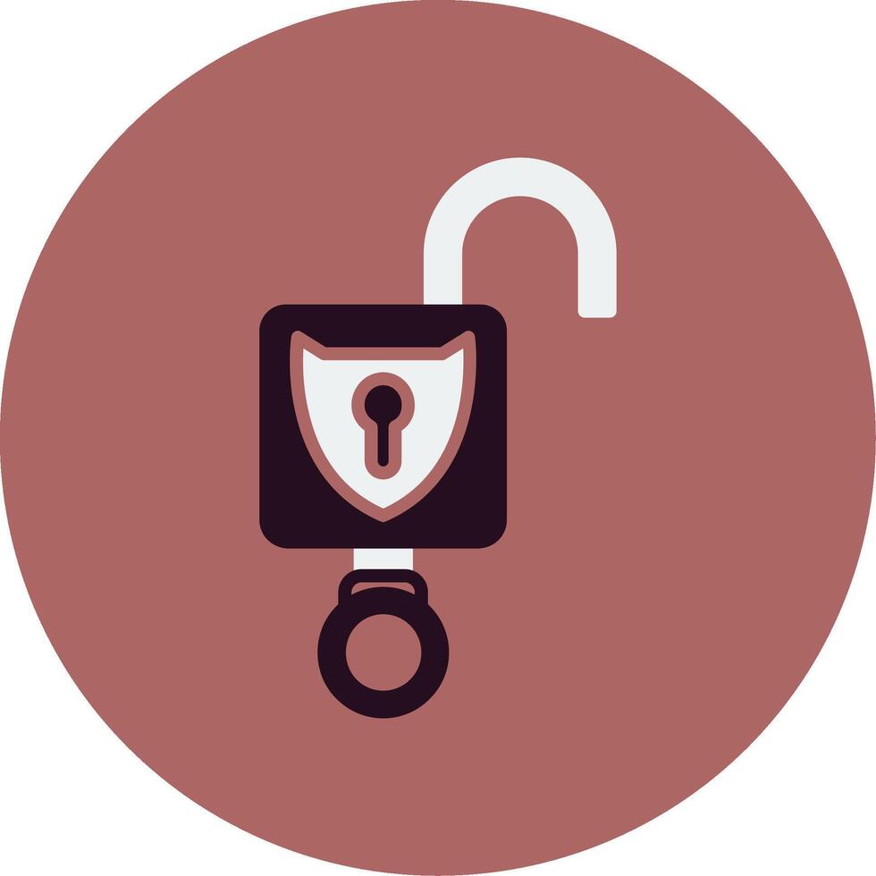 Open Padlock Vector Icon