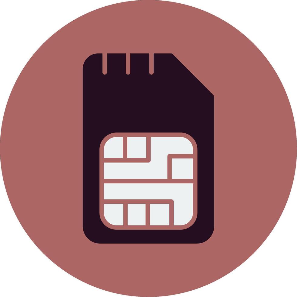 Sim Card Vector Icon