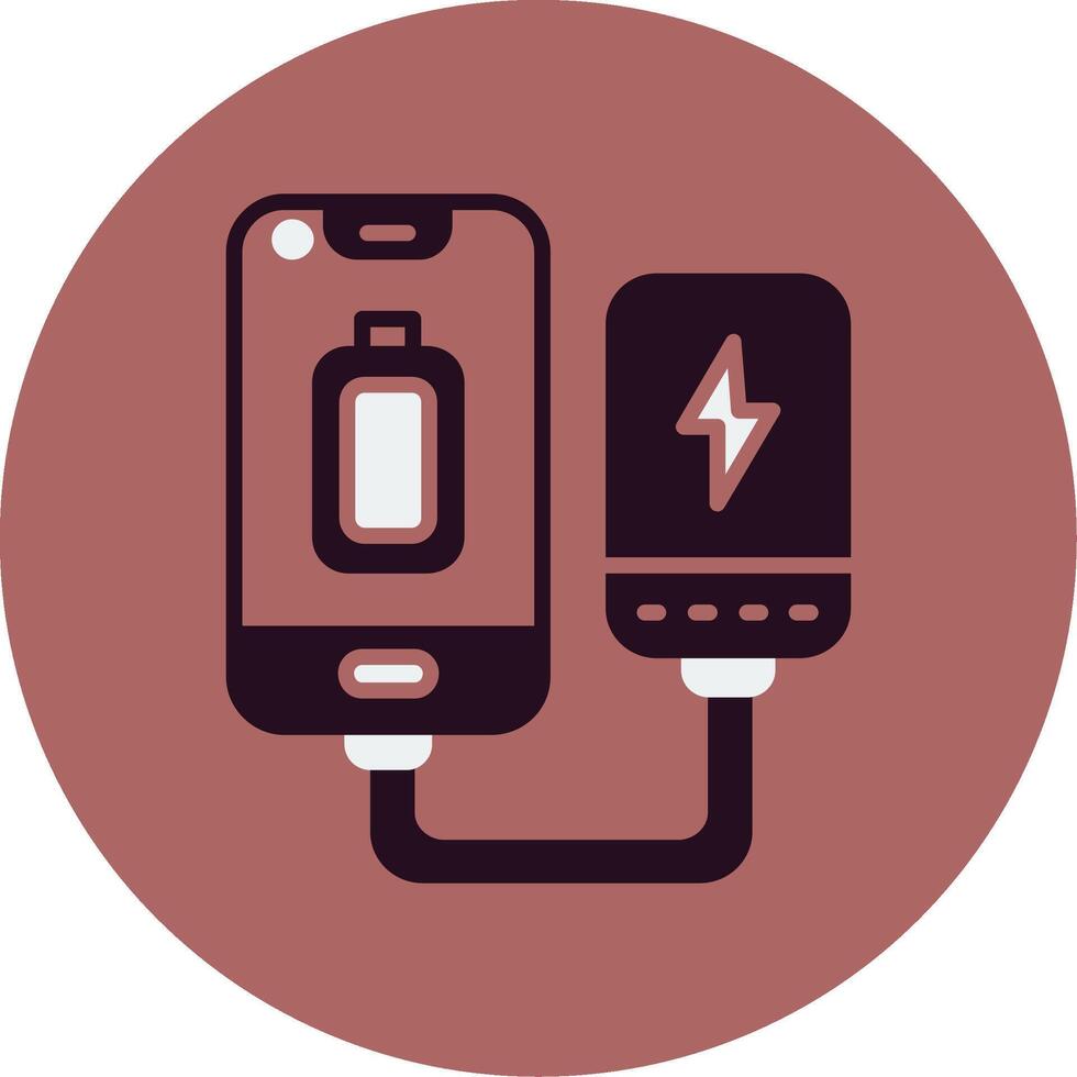 Portable Battery Vector Icon