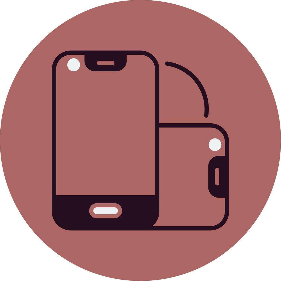 Foldable Smartphone Vector Icon