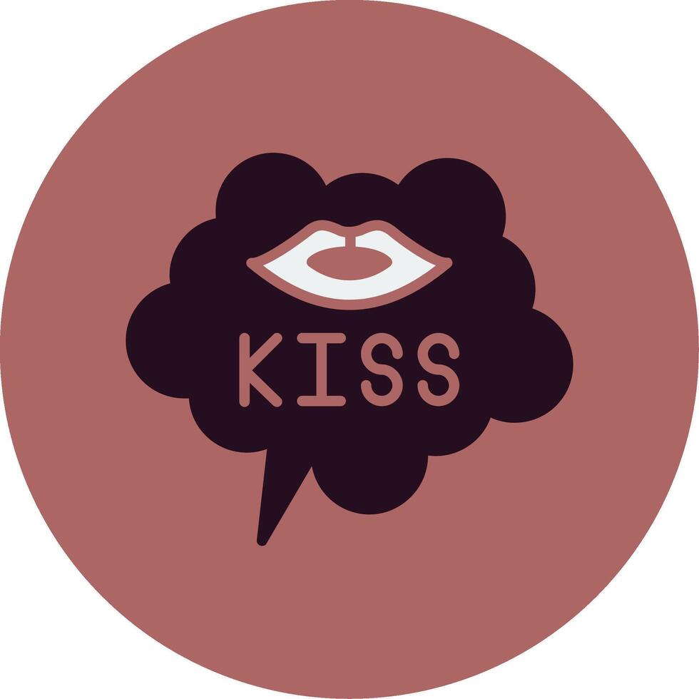 Kiss Vector Icon