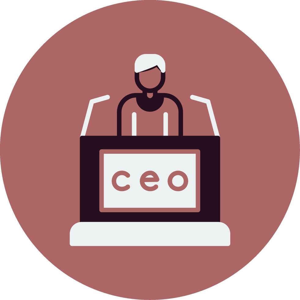 CEO vector icono