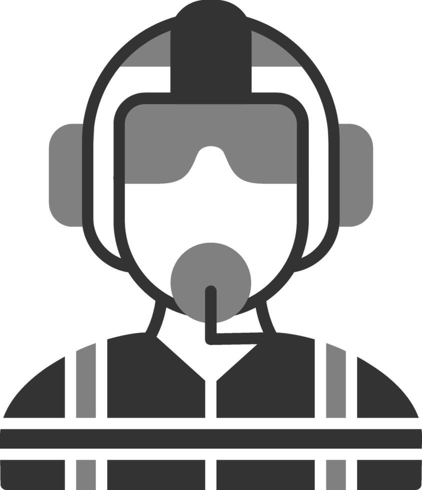 icono de vector piloto