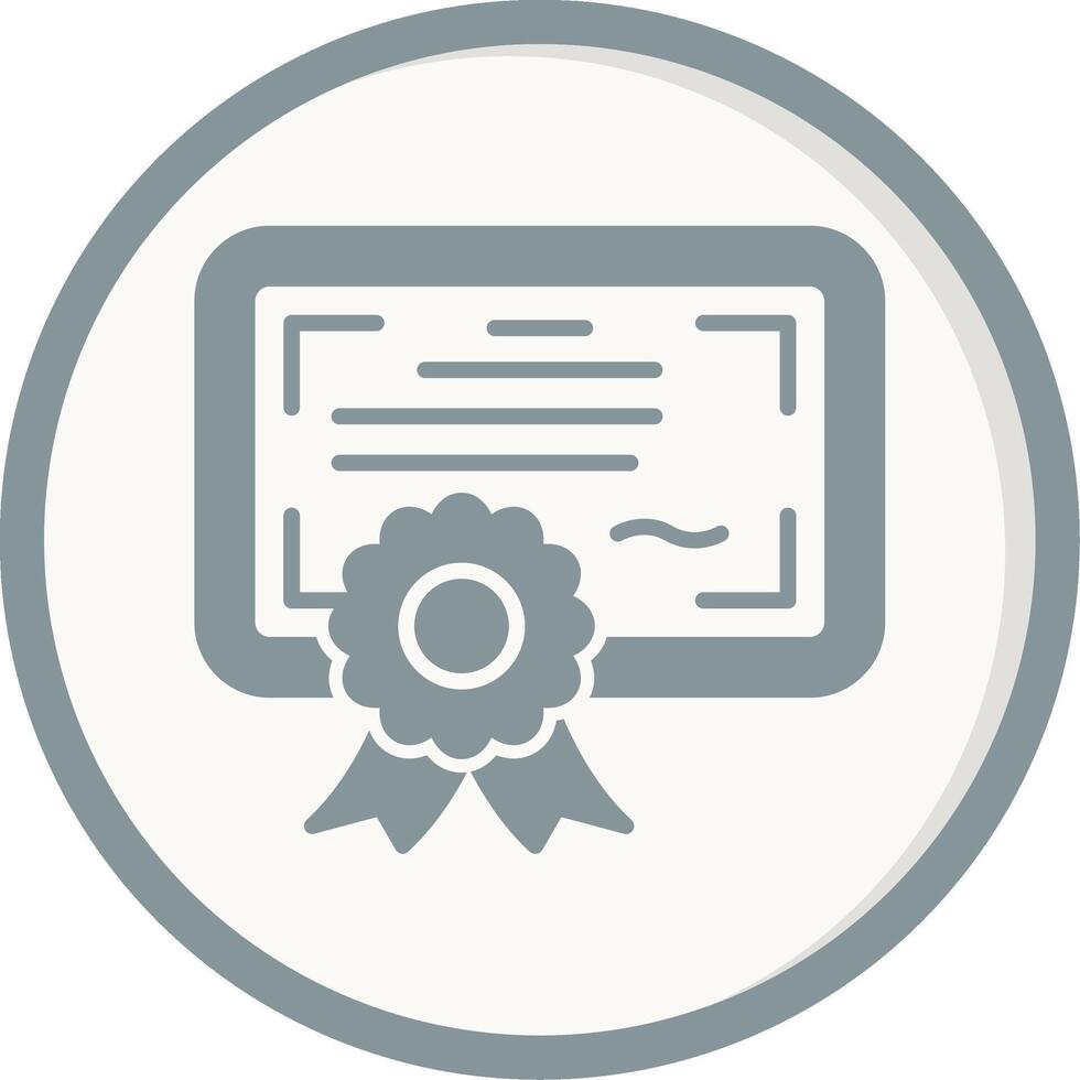 Certificate Vector Icon