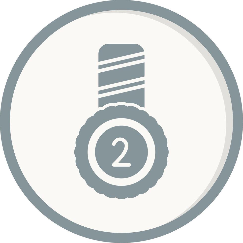 Second Place Vector Icon