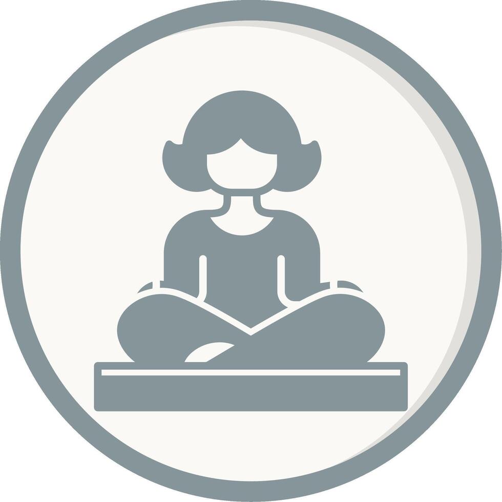 icono de vector de yoga