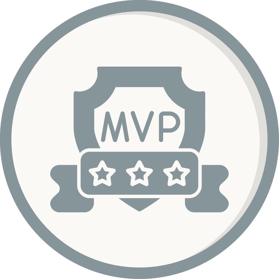 icono de vector de mvp