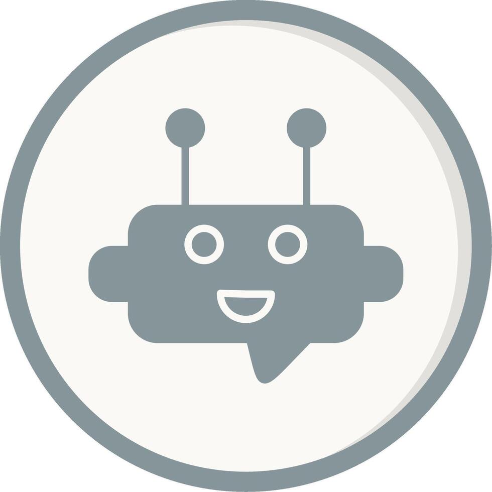 Robot Chat Vector Icon