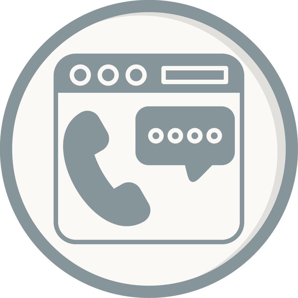 Phone Chat Vector Icon