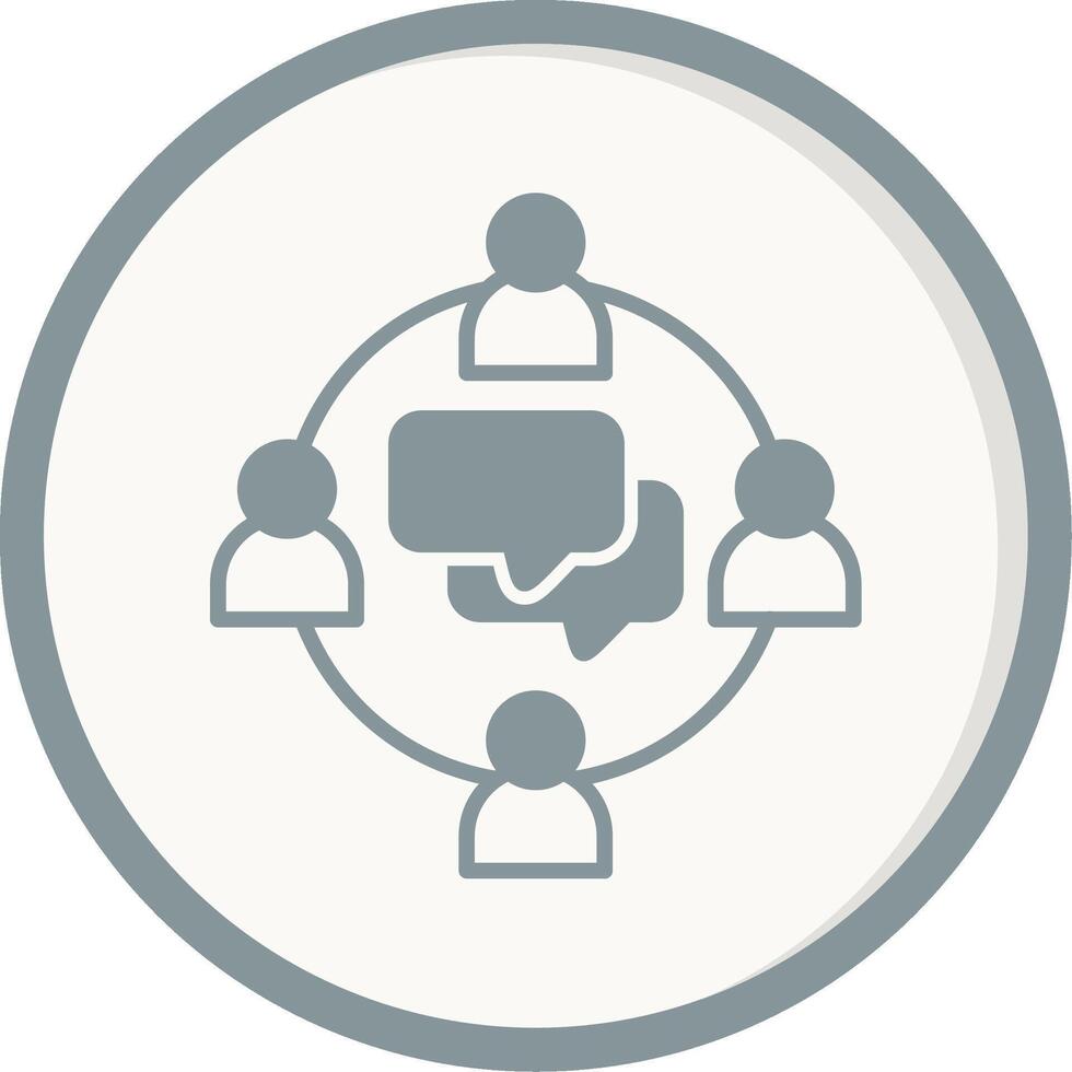 Group Chat Vector Icon 37403525 Vector Art at Vecteezy