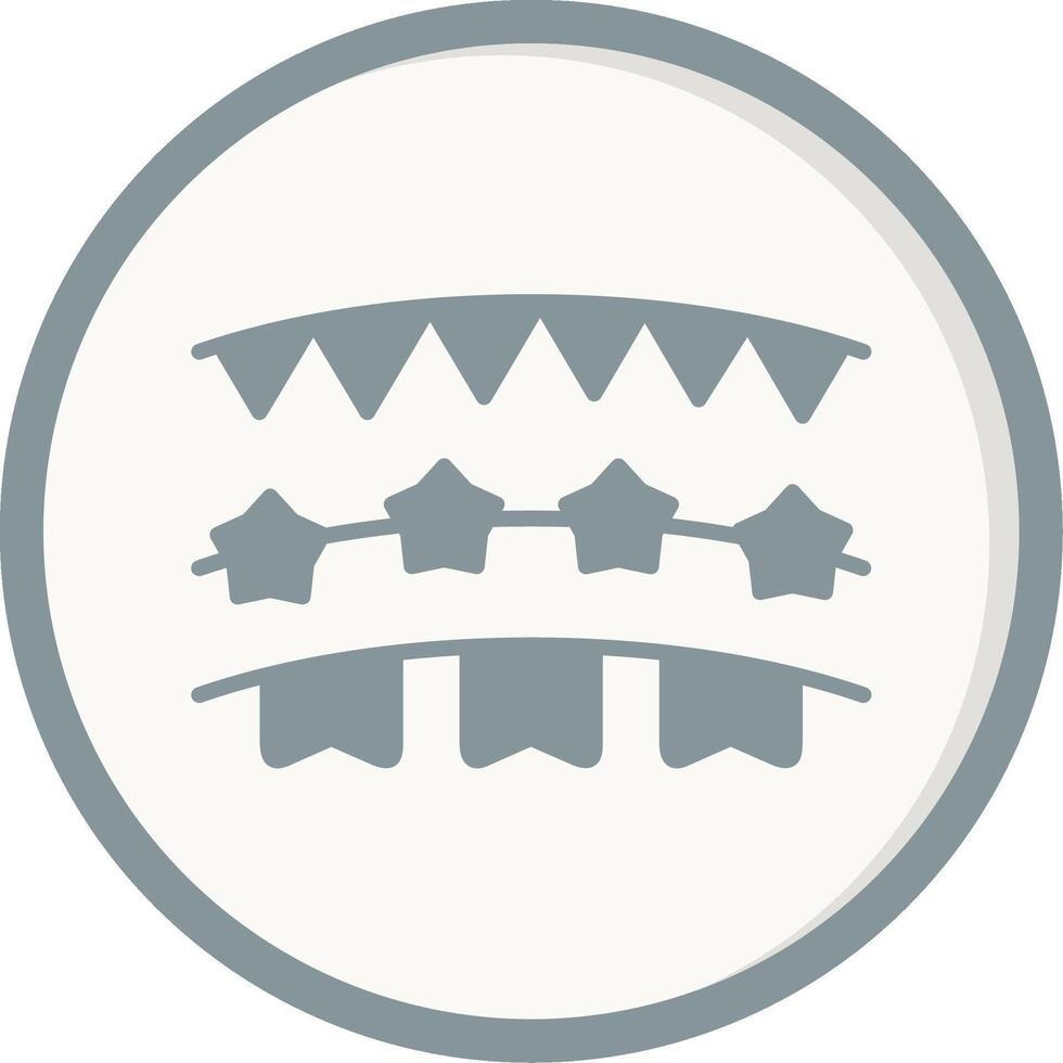 Bunting Vector Icon