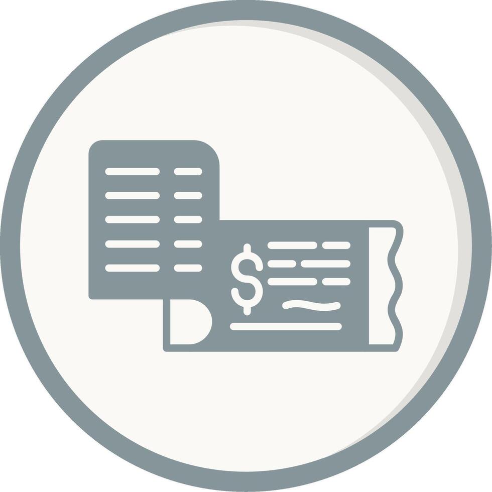 Cheque Vector Icon