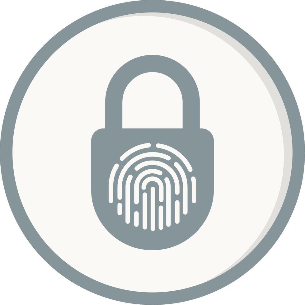 Fingerprint Vector Icon