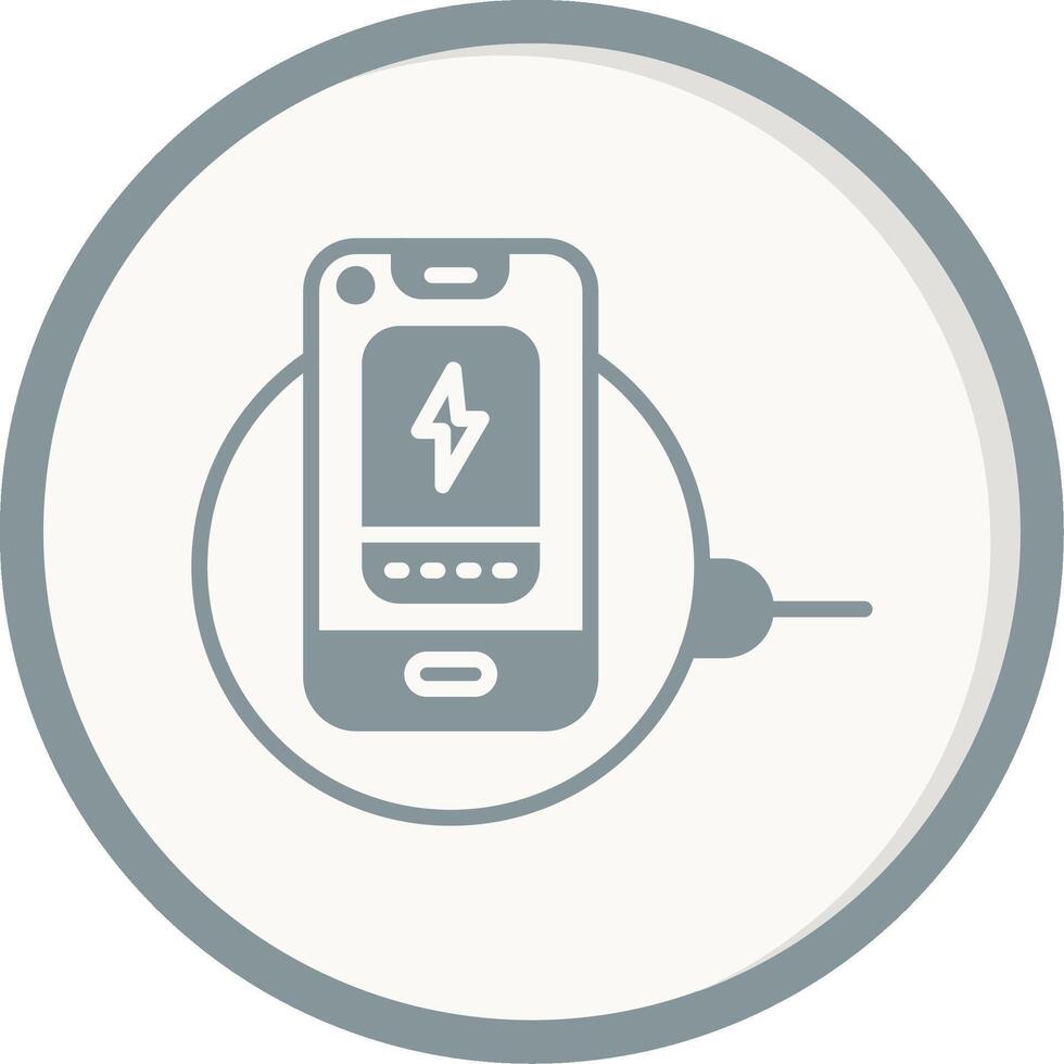 Wireless Charger Vector Icon