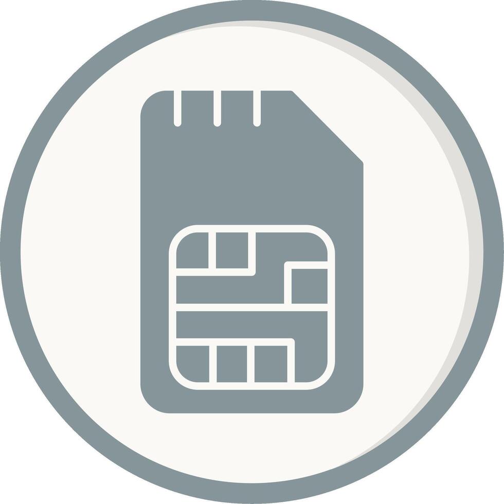 Sim Card Vector Icon