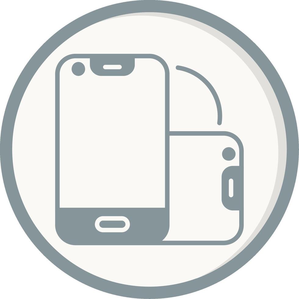 Foldable Smartphone Vector Icon