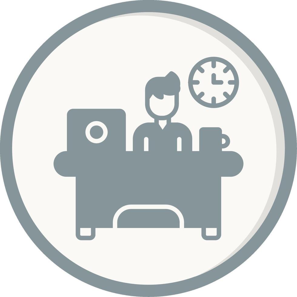 Workaholic Vector Icon