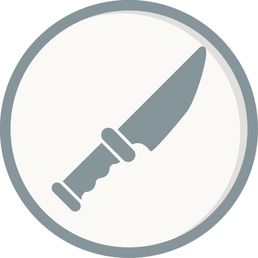 icono de vector de cuchillo