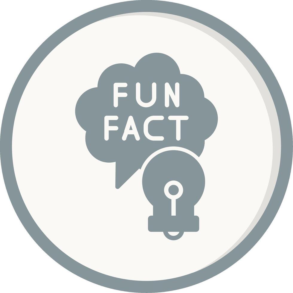 Fun Fact Vector Icon