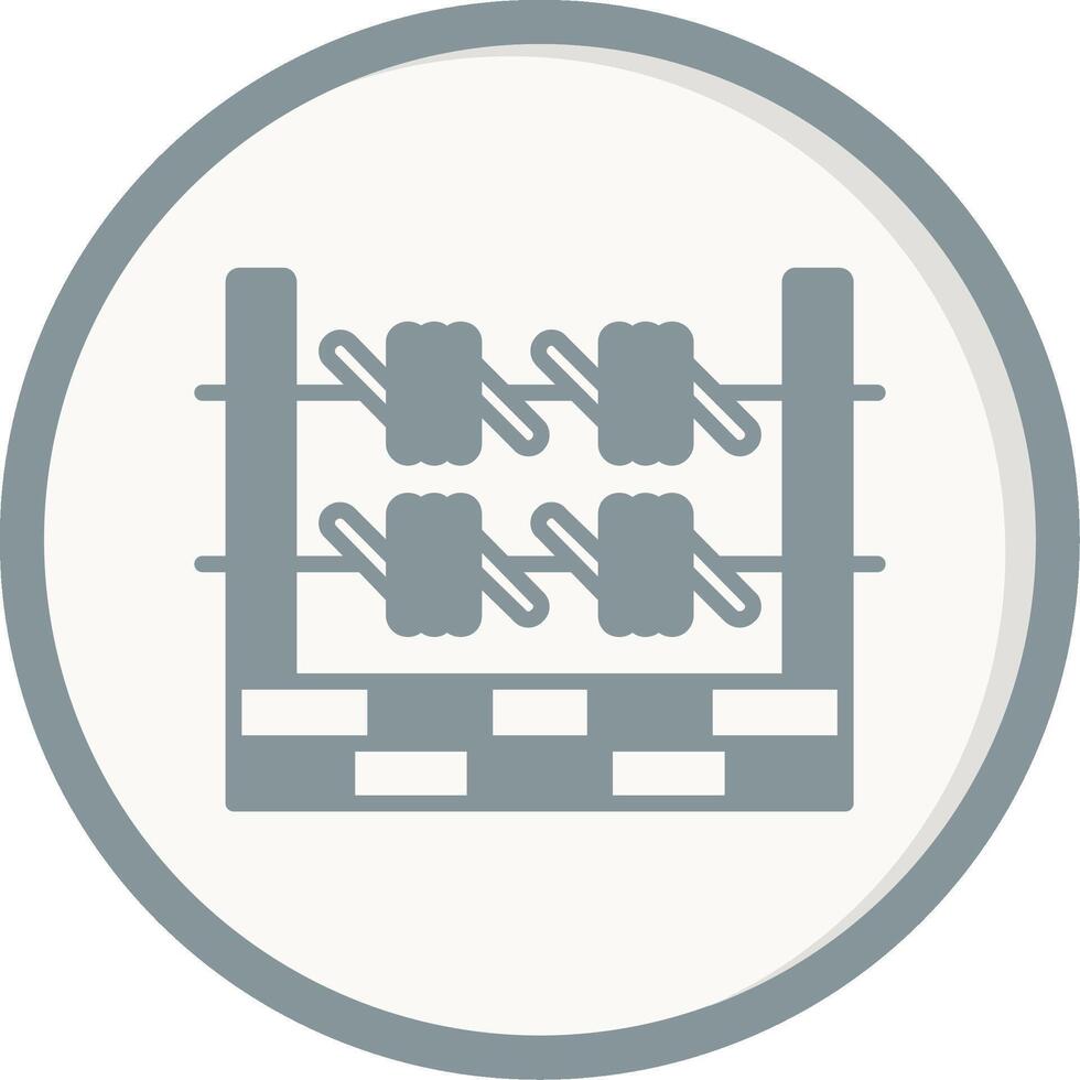 Barbed Wire Vector Icon