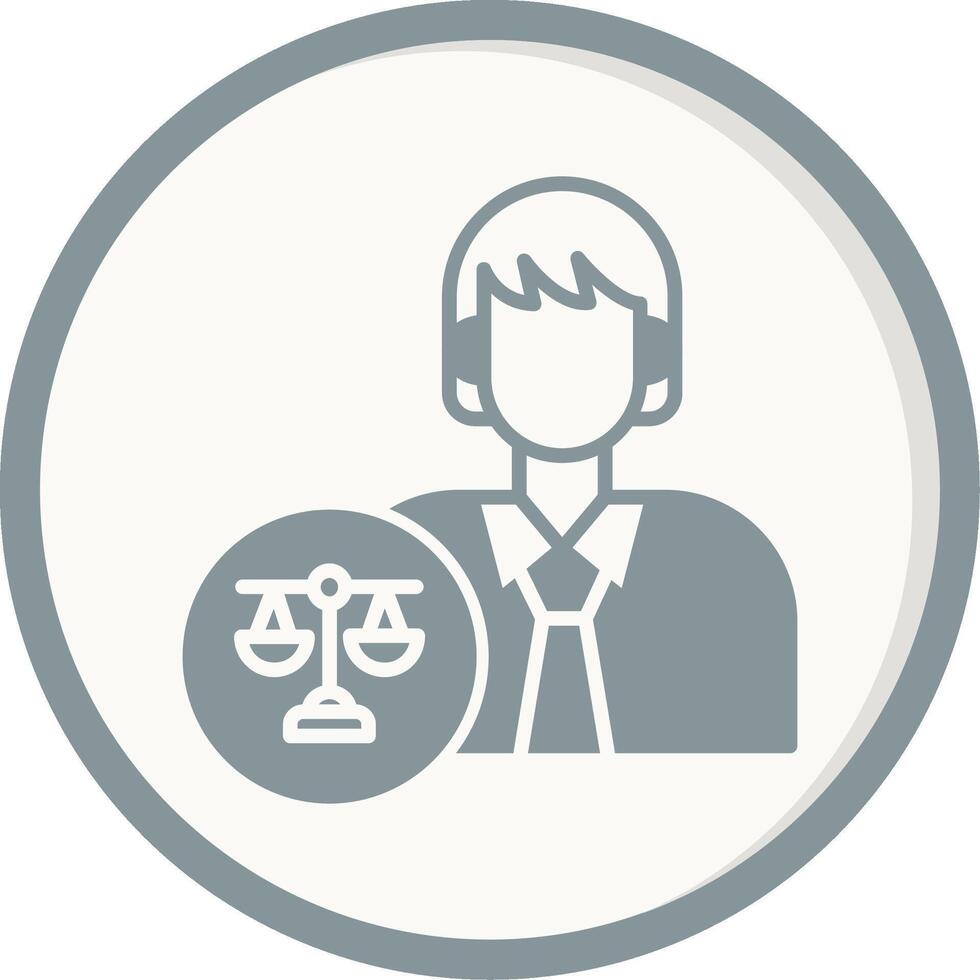Lawyer Vector Icon