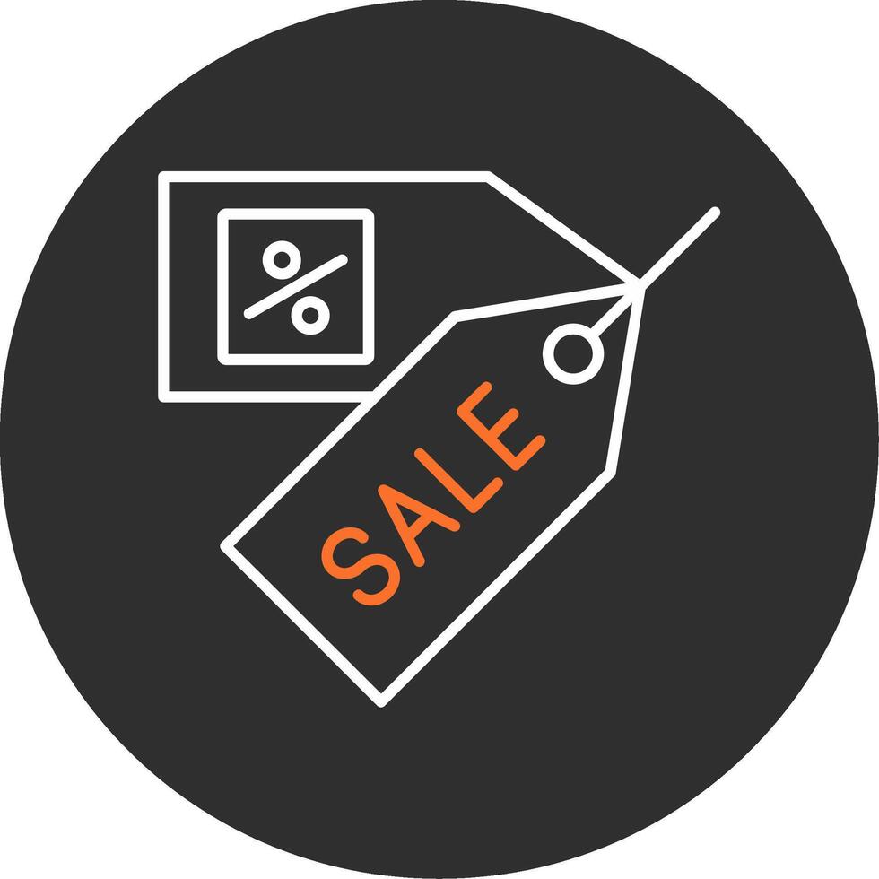 Sales Blue Filled Icon vector