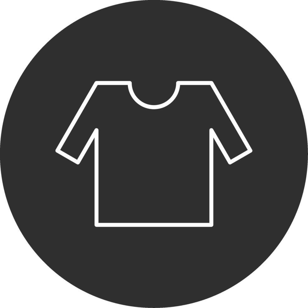 camisa azul lleno icono vector