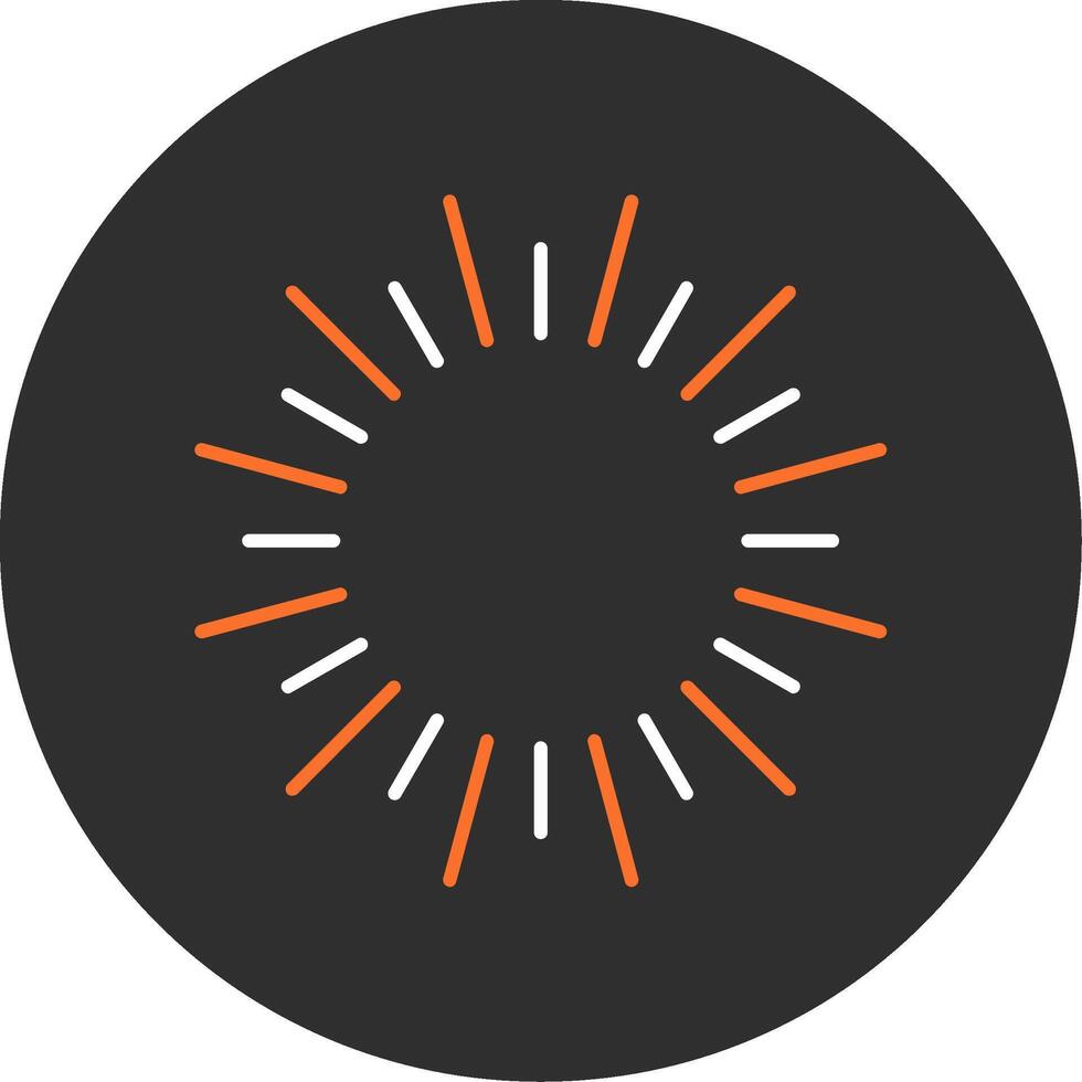 Fireworks Blue Filled Icon vector