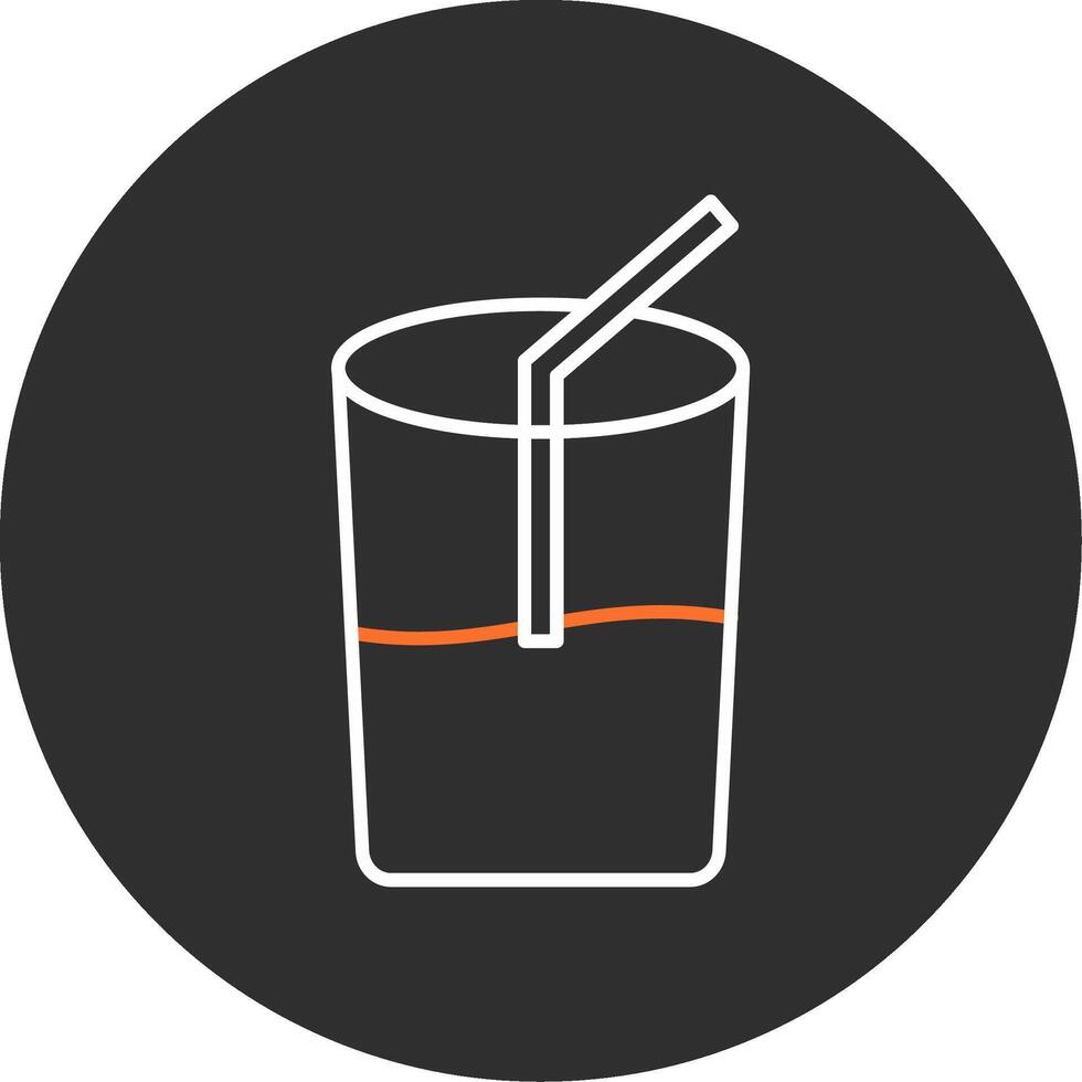 Drink Blue Filled Icon vector