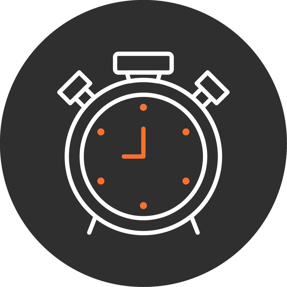 Alarm Blue Filled Icon vector
