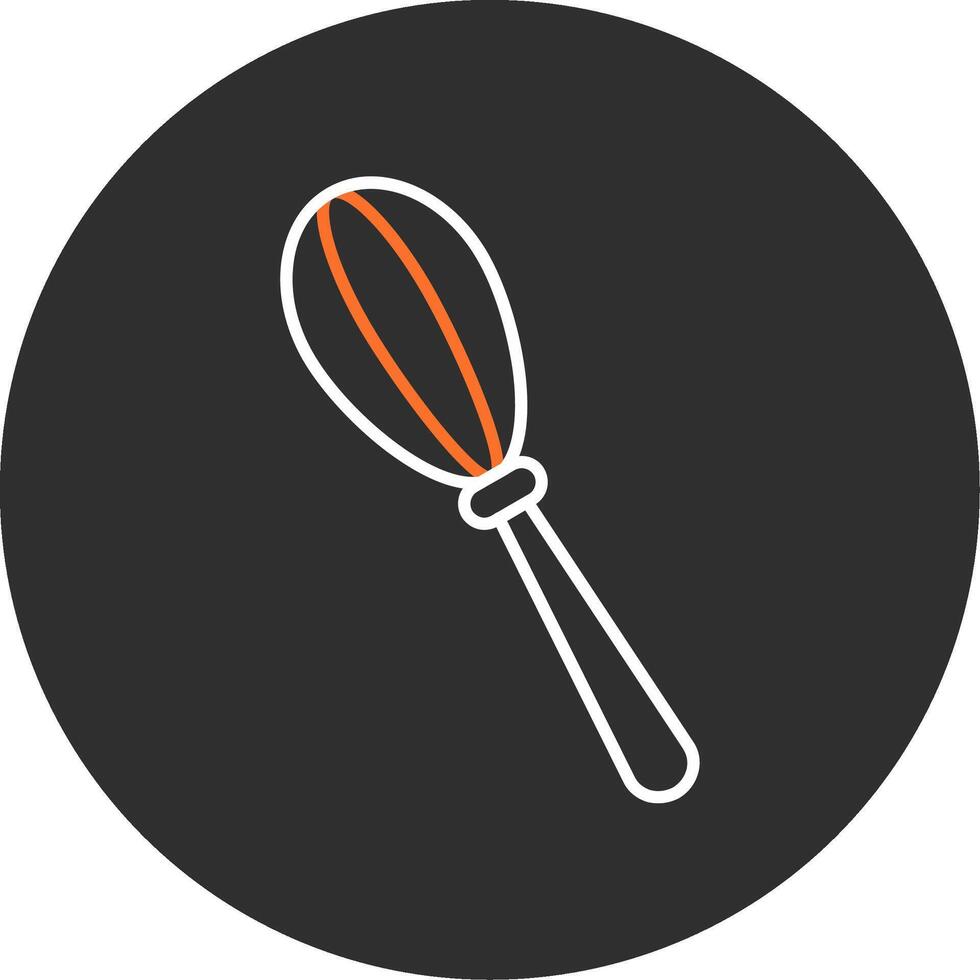 Whisk Blue Filled Icon vector