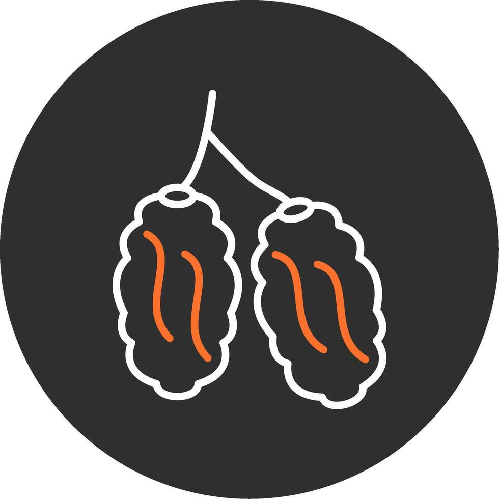 Dates Blue Filled Icon vector