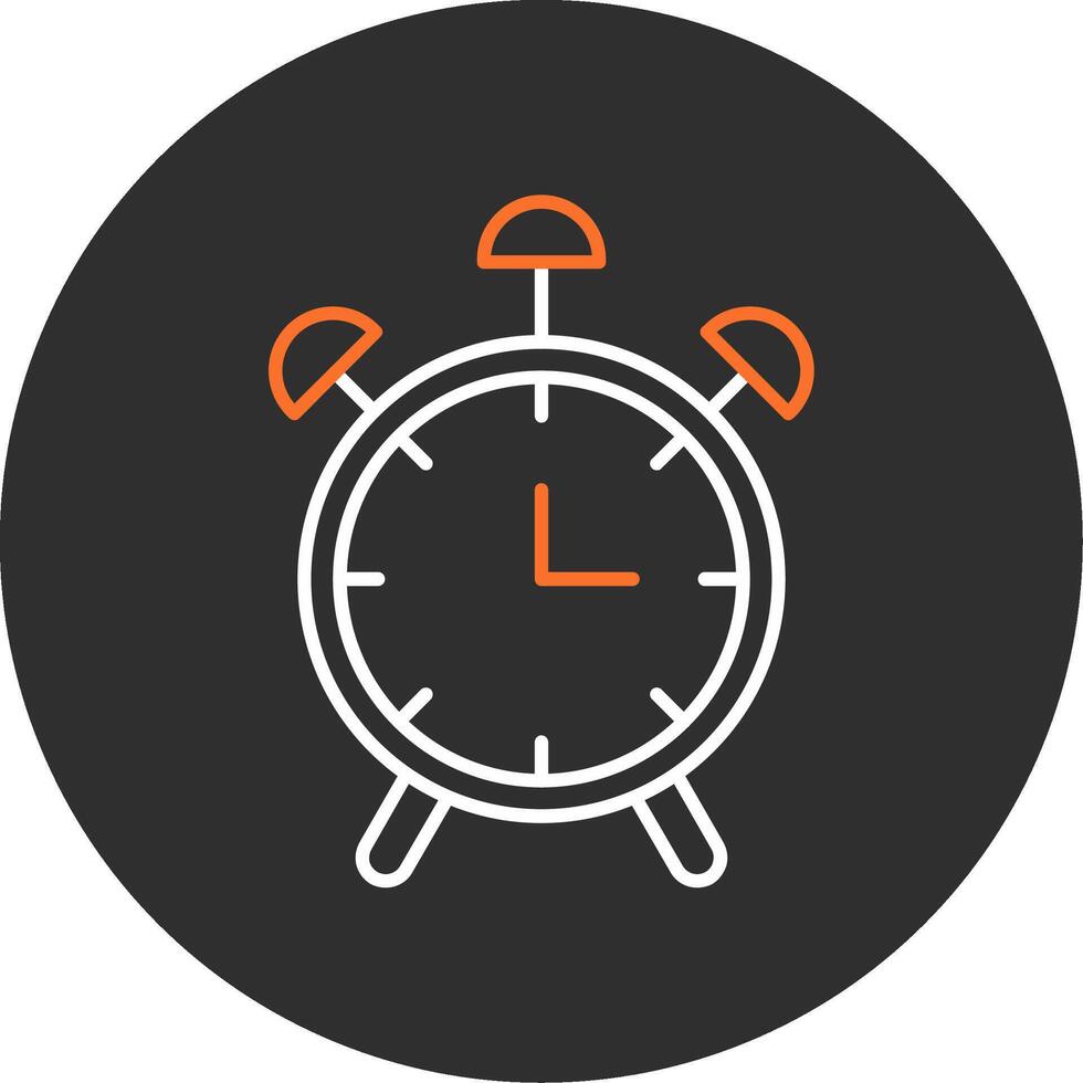 Clock Blue Filled Icon vector