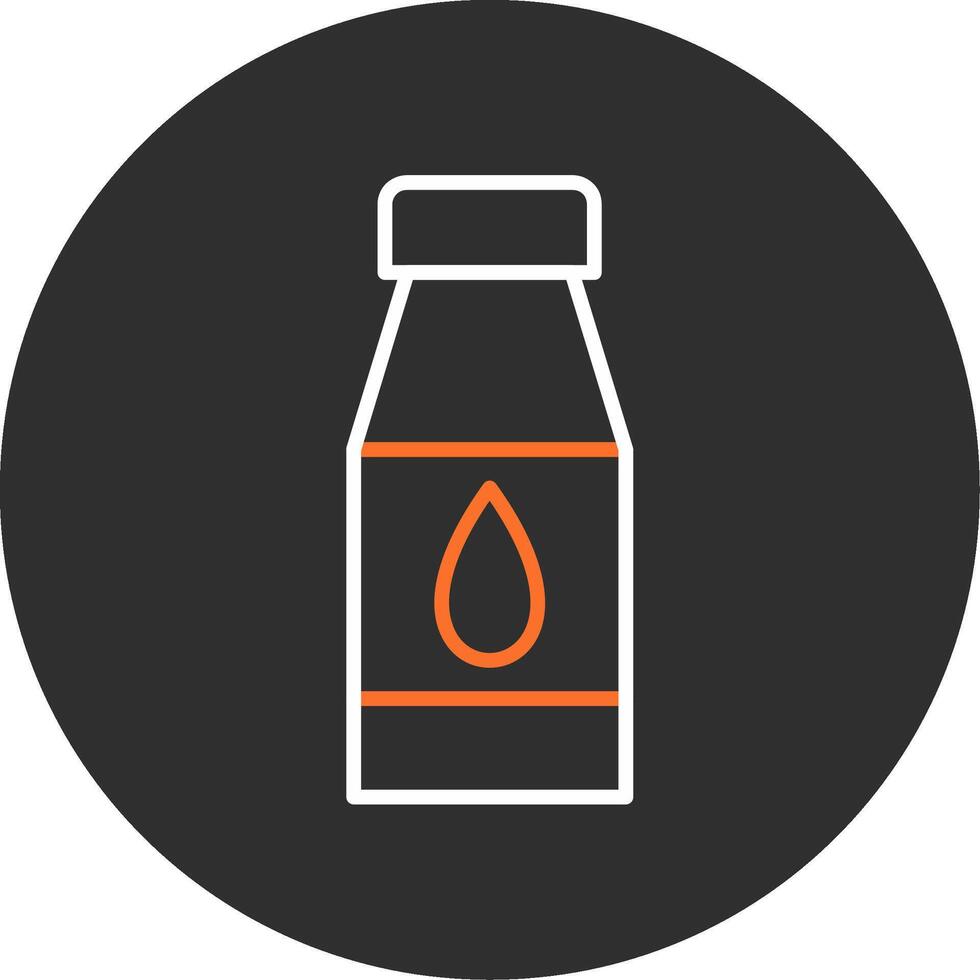 Water Bottles Blue Filled Icon vector