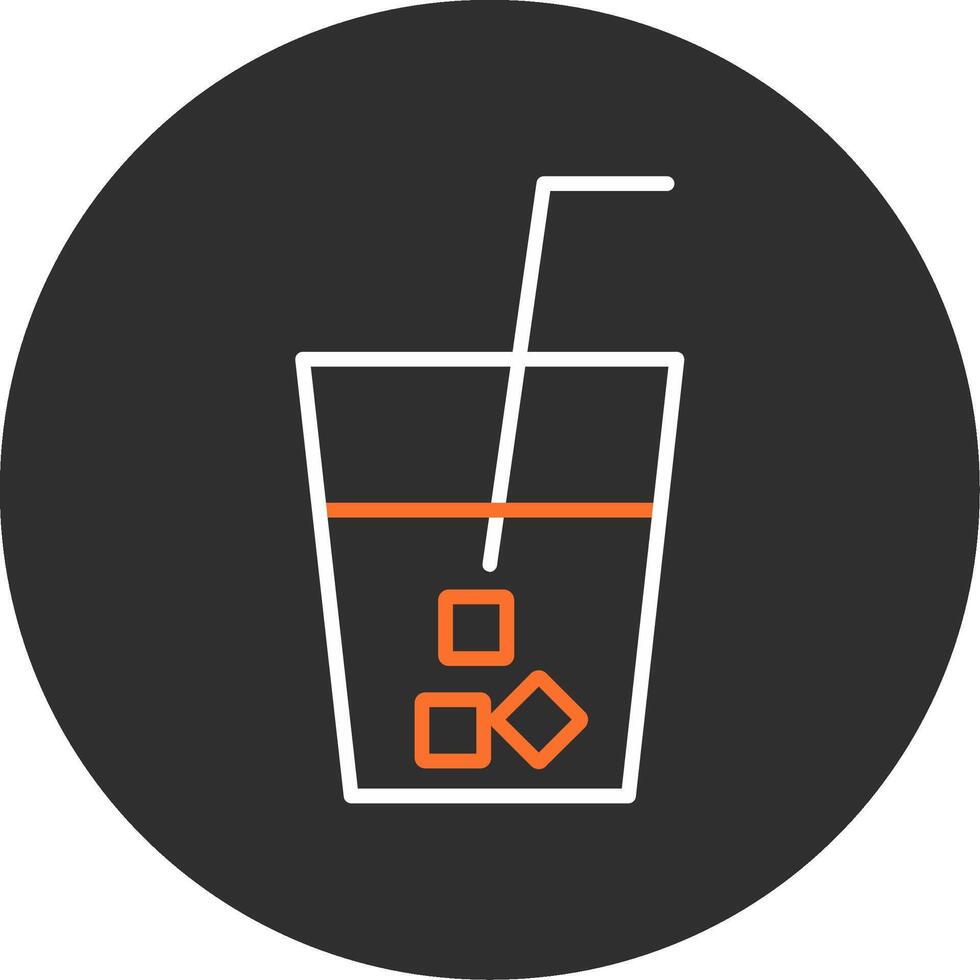 Drink Blue Filled Icon vector