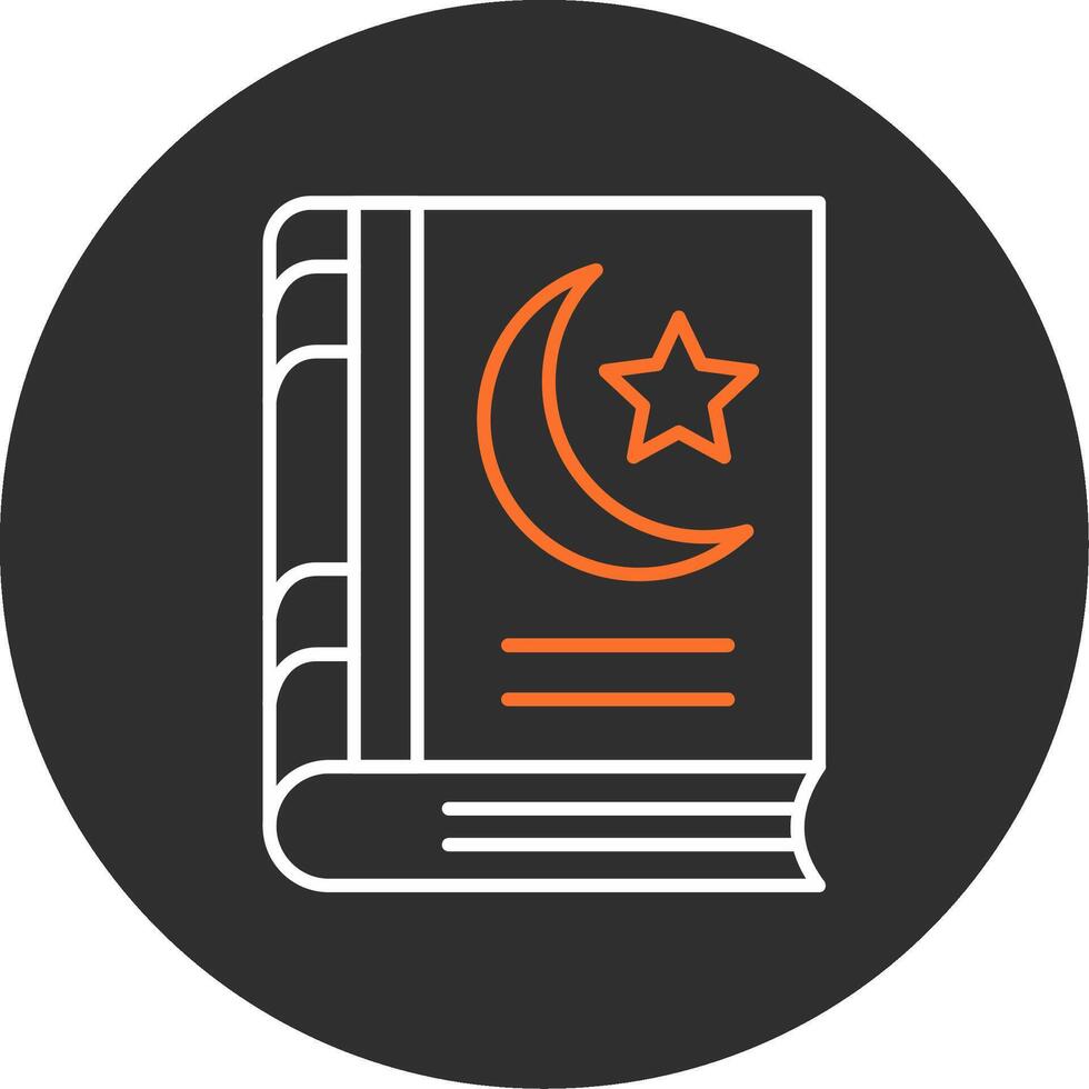 santo libro azul lleno icono vector