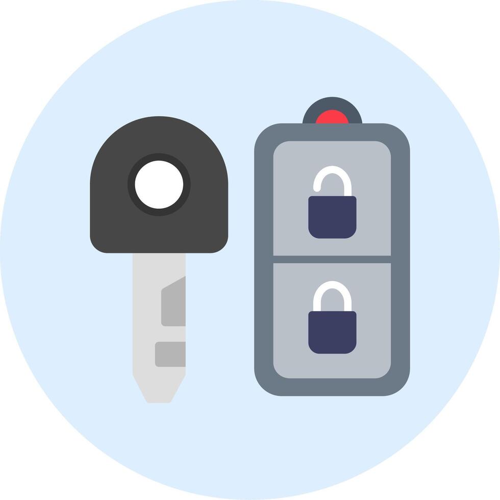 Car Key Vector Icon