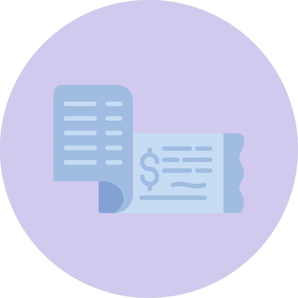 Cheque Vector Icon