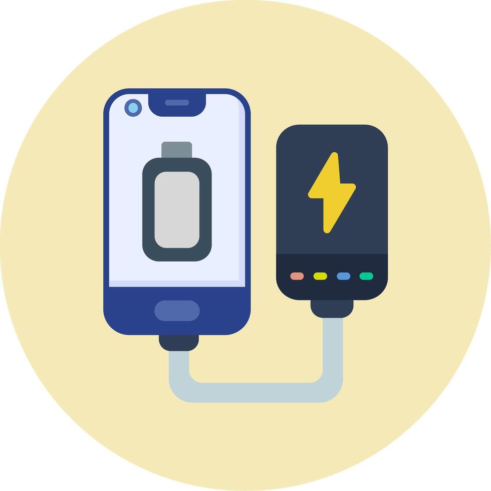 Portable Battery Vector Icon