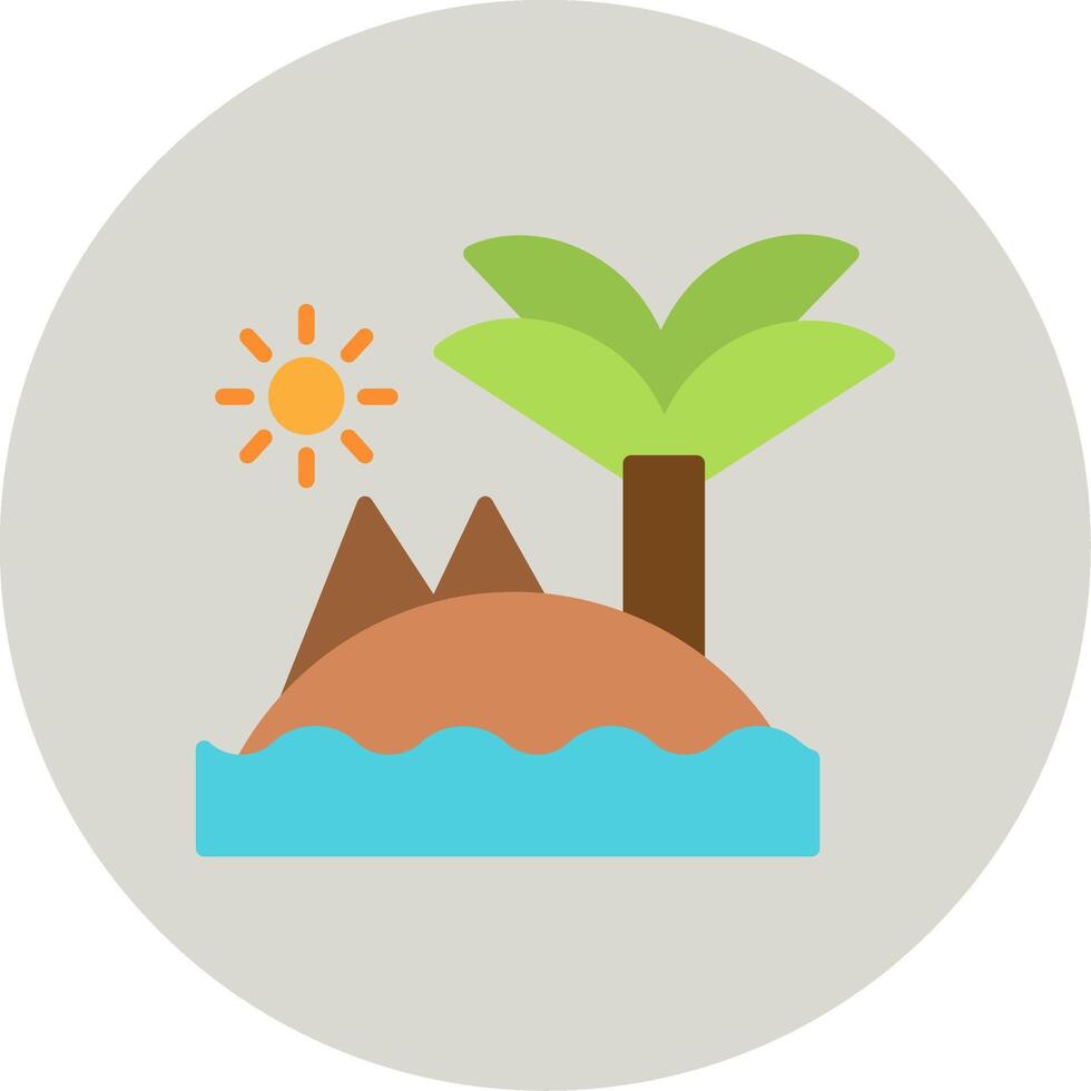 Island Vector Icon
