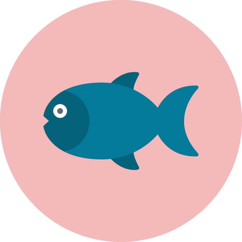 icono de vector de pescado