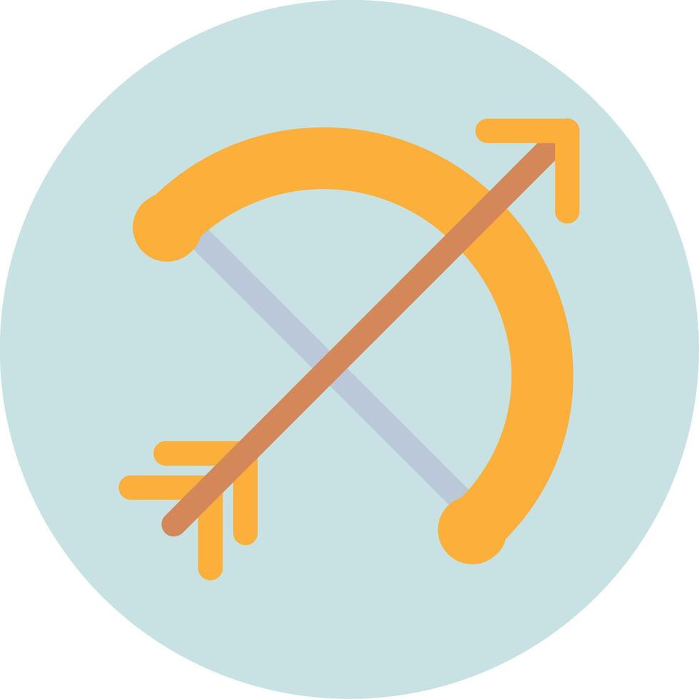 Bow And Arrow Vector Icon