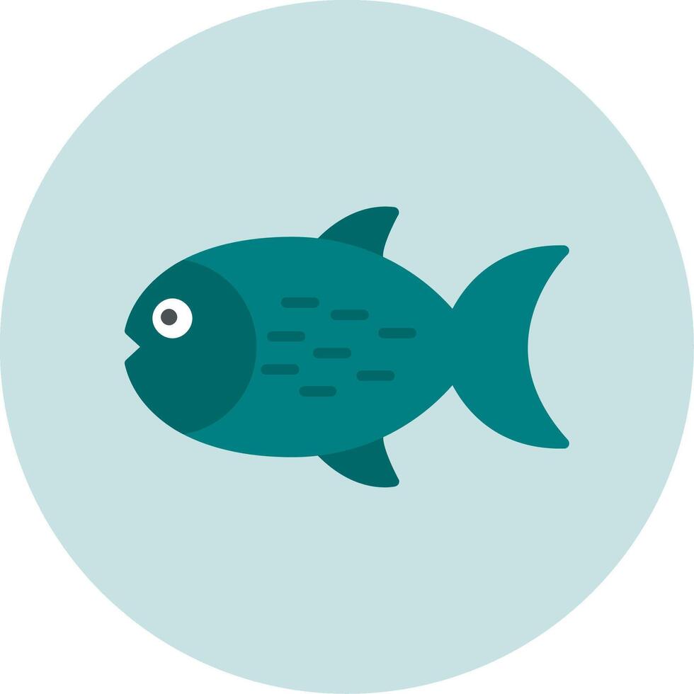 icono de vector de pescado