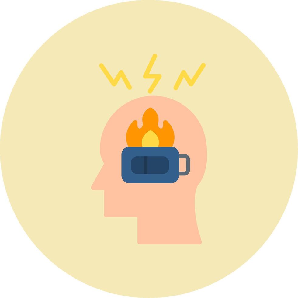 Burnout Vector Icon