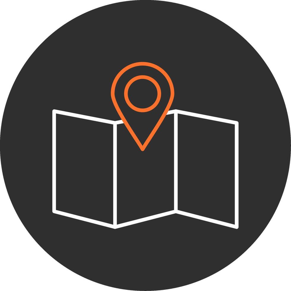 Site Map Blue Filled Icon vector