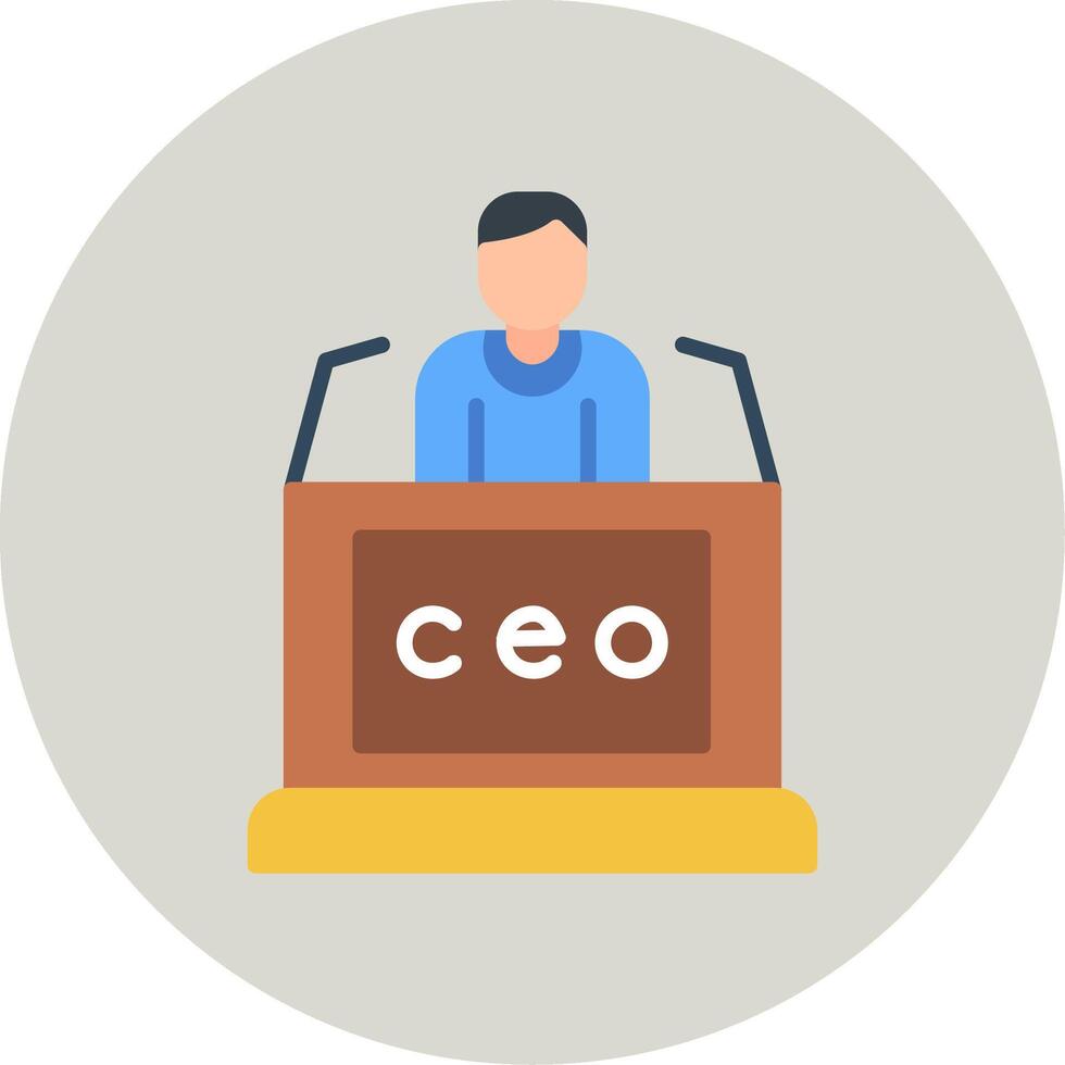 CEO vector icono